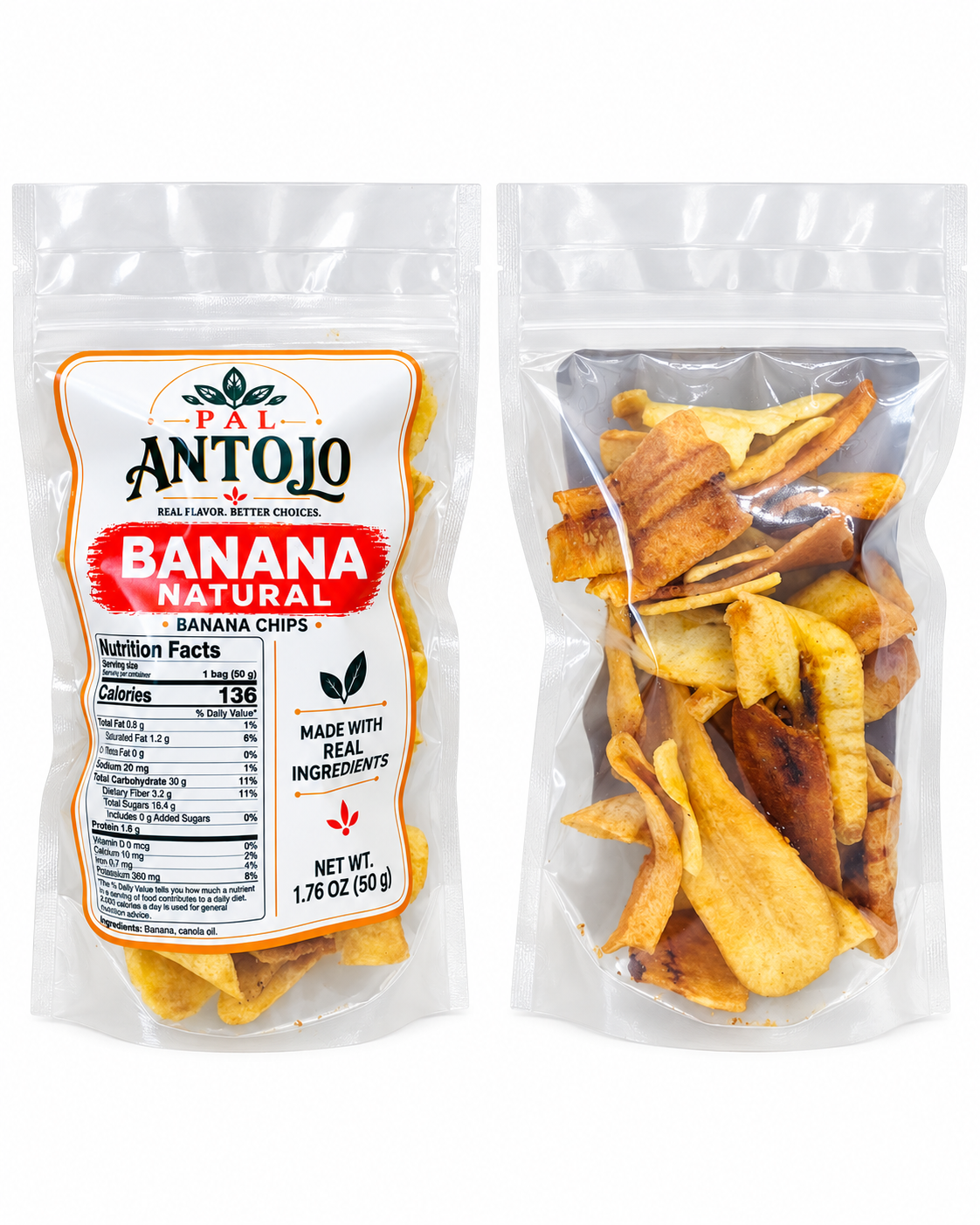 Pal Antojo Banana Natural Chips 60g