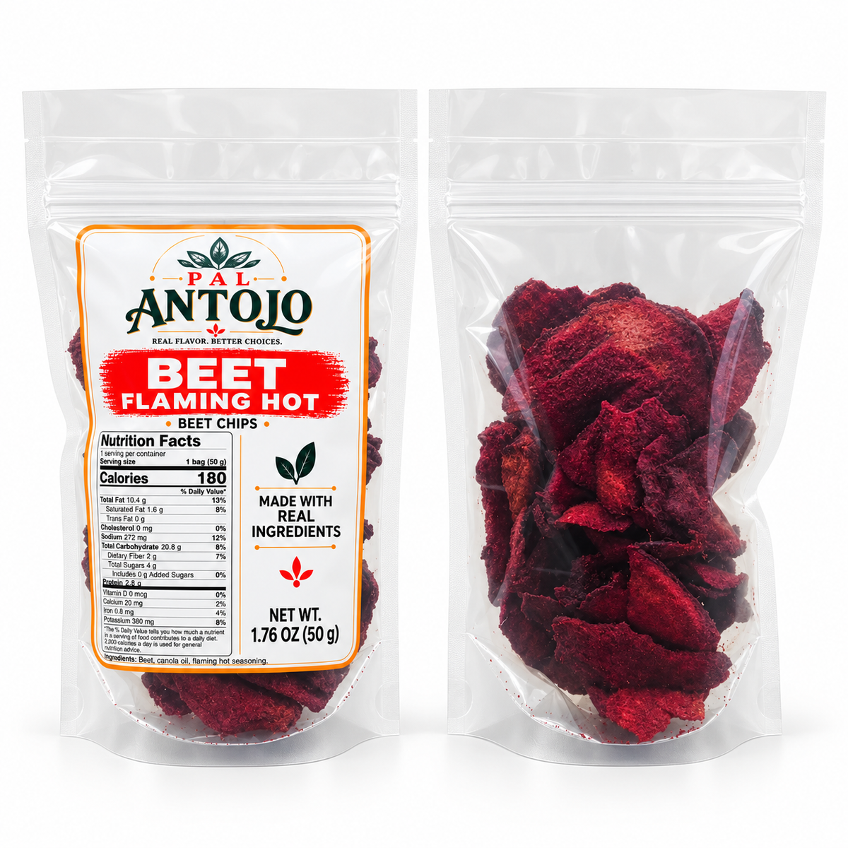 Pal Antojo Beet Flaming Hot Chips