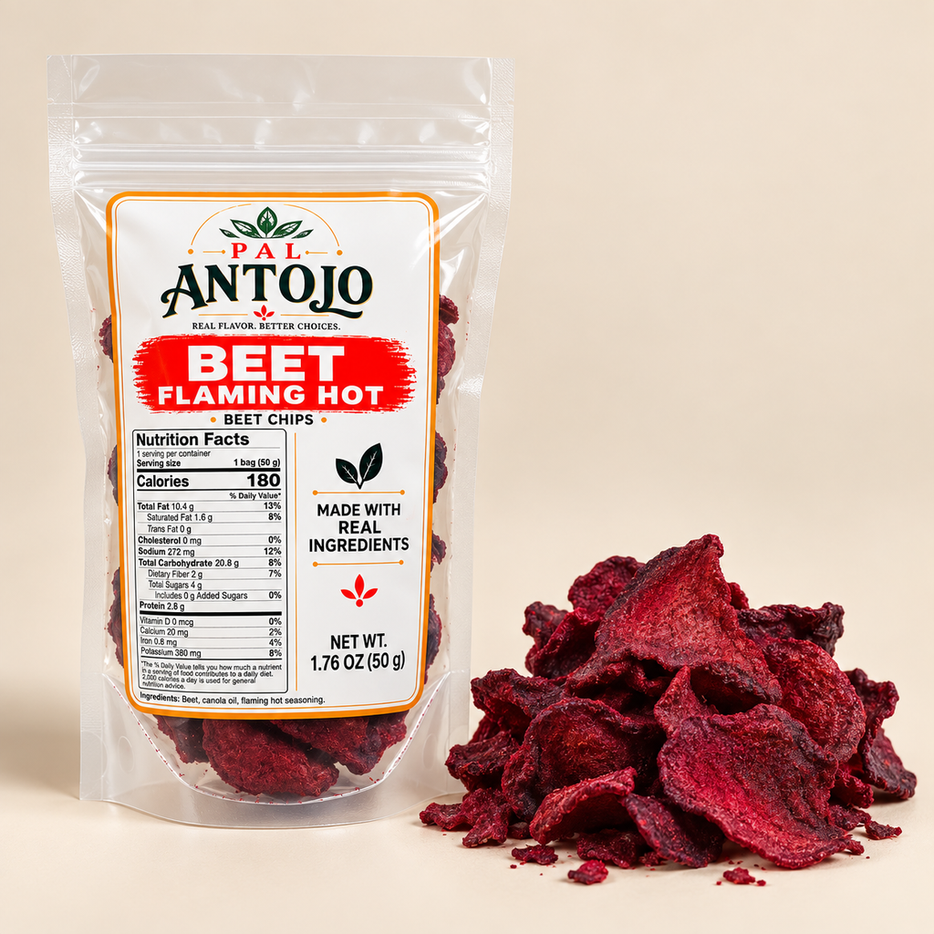 Pal Antojo Beet Flaming Hot Chips